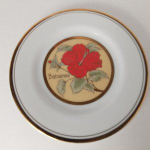 Mica Chokin 24K Gold Bahamas Decorative Plate